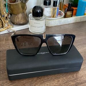 Givenchy 58mm Flat Top Black Sunglasses